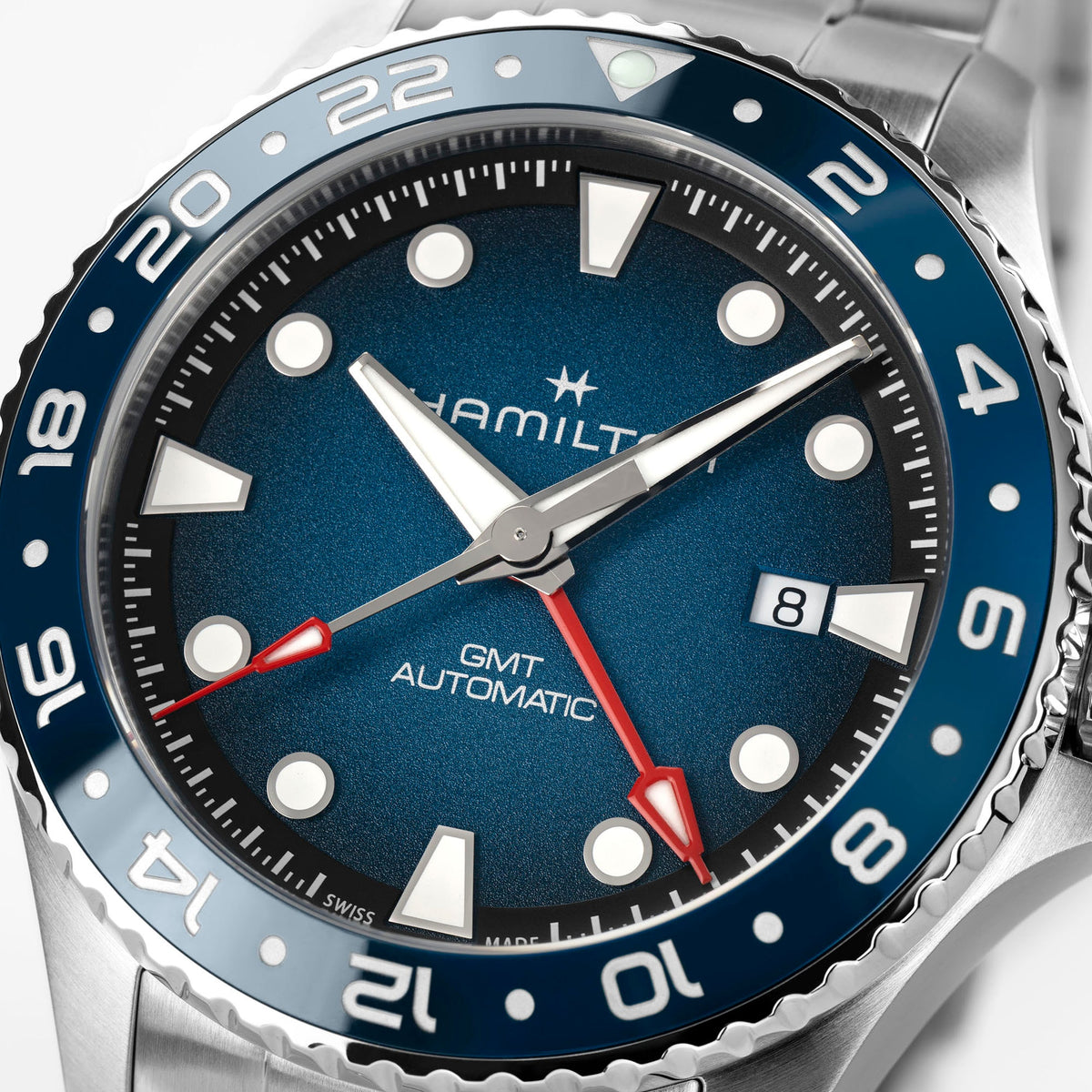 Hamilton Khaki Navy Scuba Auto GMT 43mm H82535140