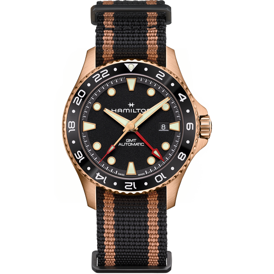 Hamilton Khaki Navy Scuba Automatic GMT 43mm Bronze H82565930