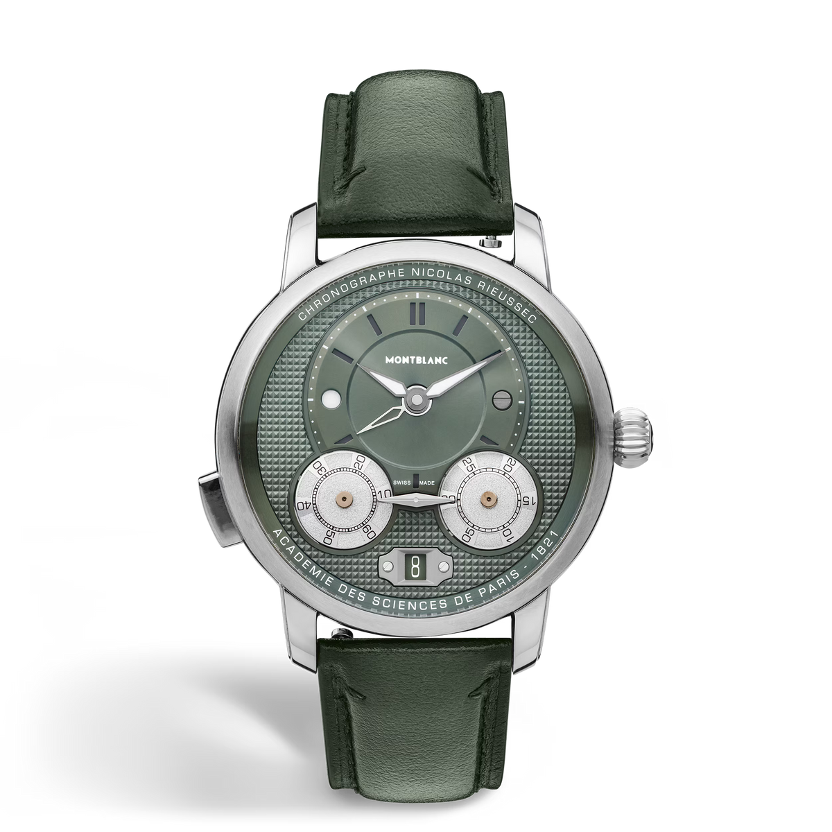 Montblanc Star Legacy Nicolas Rieussec Chronograph 43 mm - Steel - Green - Montblanc® US MB132947