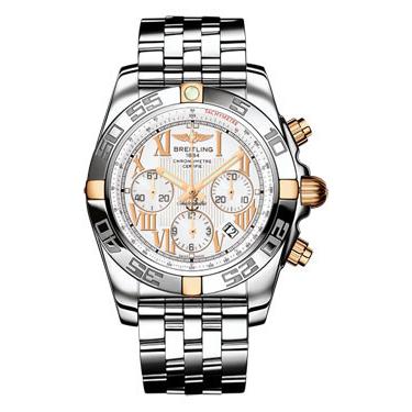 Breitling Chronomat B01 Two-Tone IB011012/A692-pilot-steel