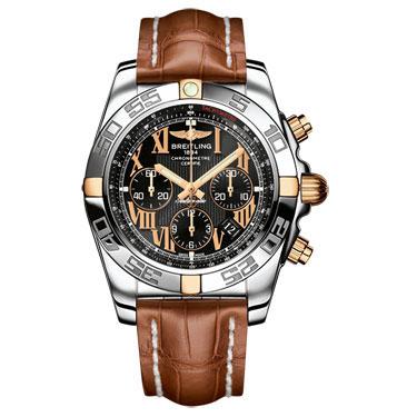 Breitling Chronomat B01 Two-Tone IB011012/B957-croco-gold-deployant