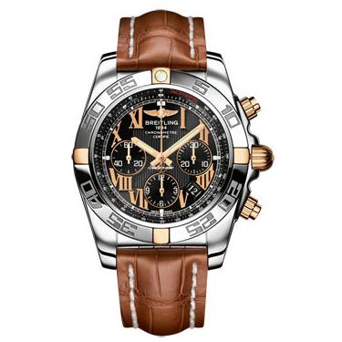 Breitling Chronomat B01 Two-Tone IB011012/B957-croco-gold-tang