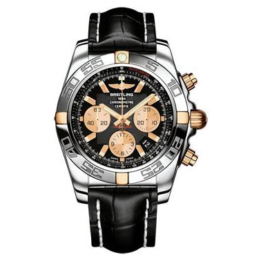 Breitling Chronomat B01 Two-Tone IB011012/B968-croco-black-deployant