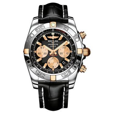 Breitling Chronomat B01 Two-Tone IB011012/B968-croco-black-tang