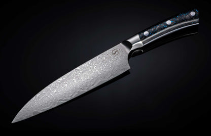 William Henry K19 Kultro Pro Chef Knives - Orb (Blue) / Maple K19-MO