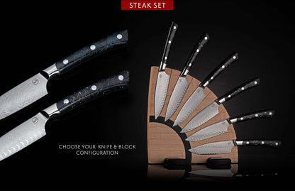 William Henry K19 Kultro Pro Steak - Black Walnut / Tempest (White) K19S-WTE