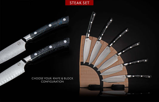William Henry K19 Kultro Pro Steak - Black Walnut / Tempest (White) K19S-WTE