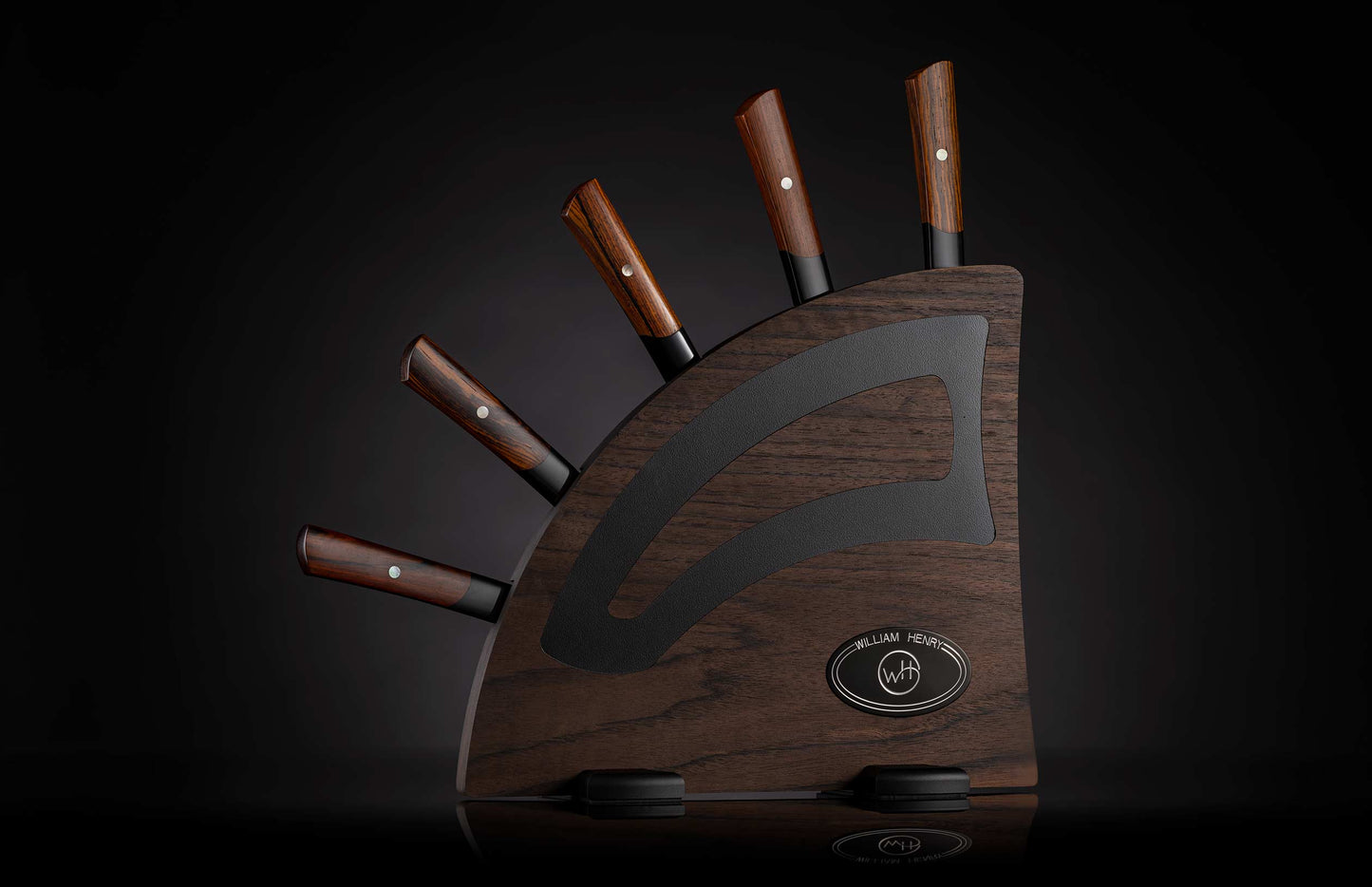 William Henry K22 Kultro Flare Chef Knives - Red Maple K22-RM