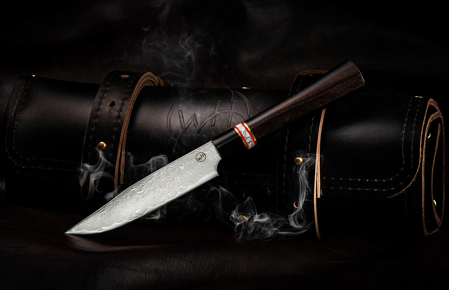 William Henry K20 Kultro Gourmet Steak Knives - Ebony / Black Walnut K20S-EW