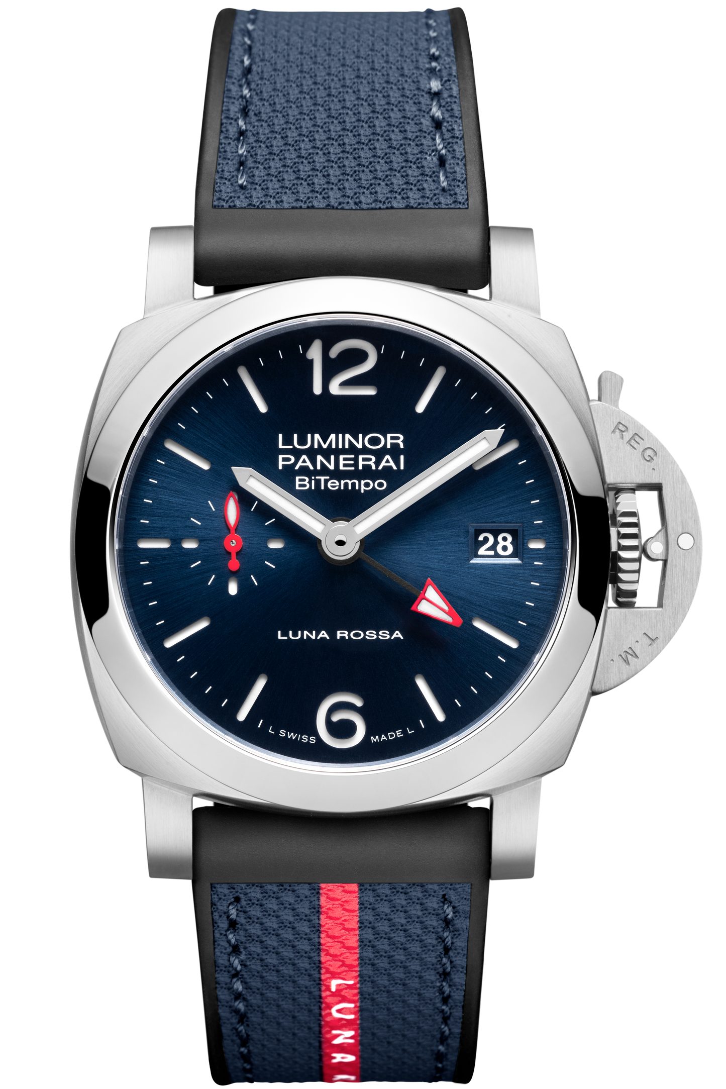 Luminor Quaranta BiTempo Luna Rossa 40 mm