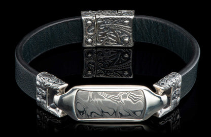 William Henry JEWELRY Layla - Damascus/Black - Large LC193 RRDAM BLK - LG