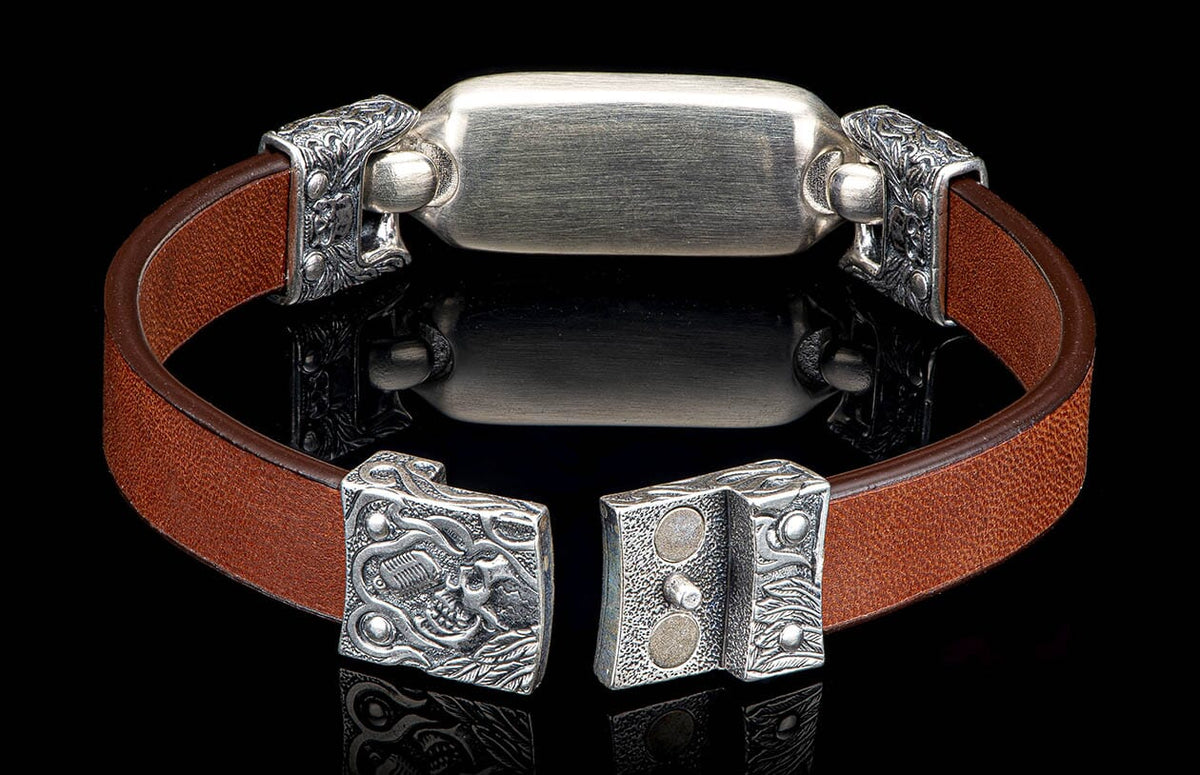 William Henry JEWELRY Layla - Meteorite/Brown LC193 RRMET BRN