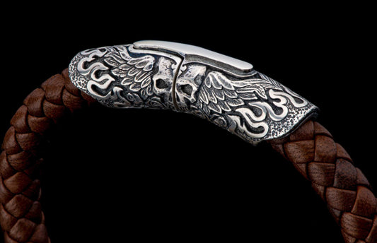 William Henry JEWELRY Ramble On - Silver/Brown LC196 RRS BRN