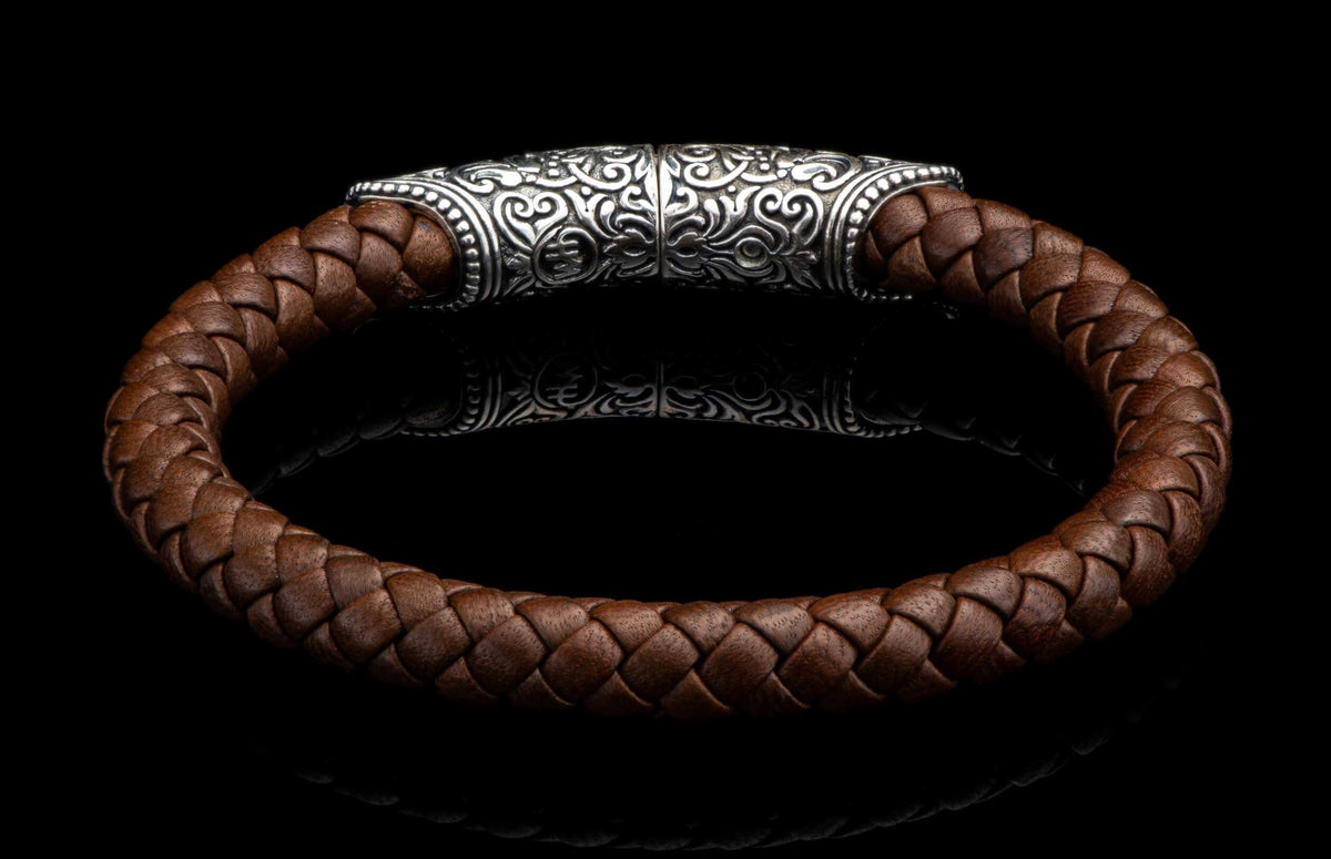 William Henry JEWELRY Milan - Silver/Brown LC196 TS BRN