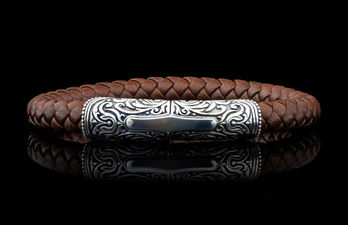 William Henry JEWELRY Milan - Silver/Brown LC196 TS BRN