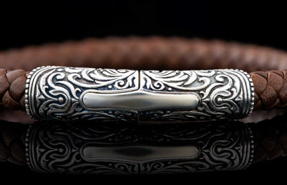William Henry JEWELRY Milan - Silver/Brown LC196 TS BRN