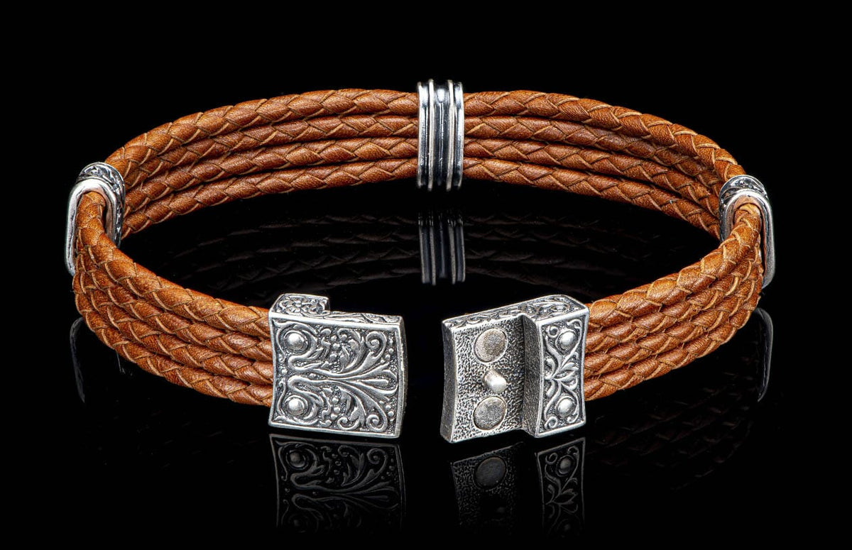 William Henry JEWELRY Palermo - Silver/Brown LC197 TS BRN