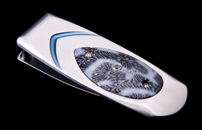William Henry MONEY CLIP M1 Geneva 'Antigua' M1 ANTIGUA
