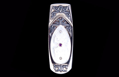 William Henry MONEY CLIP M1 Geneva 'Orchid' M1 ORCHID