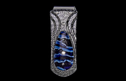 William Henry MONEY CLIP M3 Blue Cache