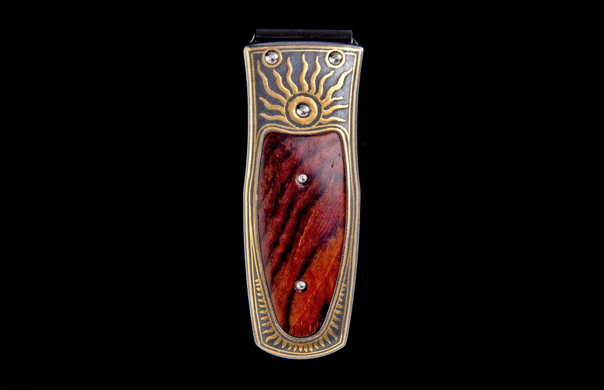 William Henry MONEY CLIP M4 Red Sun