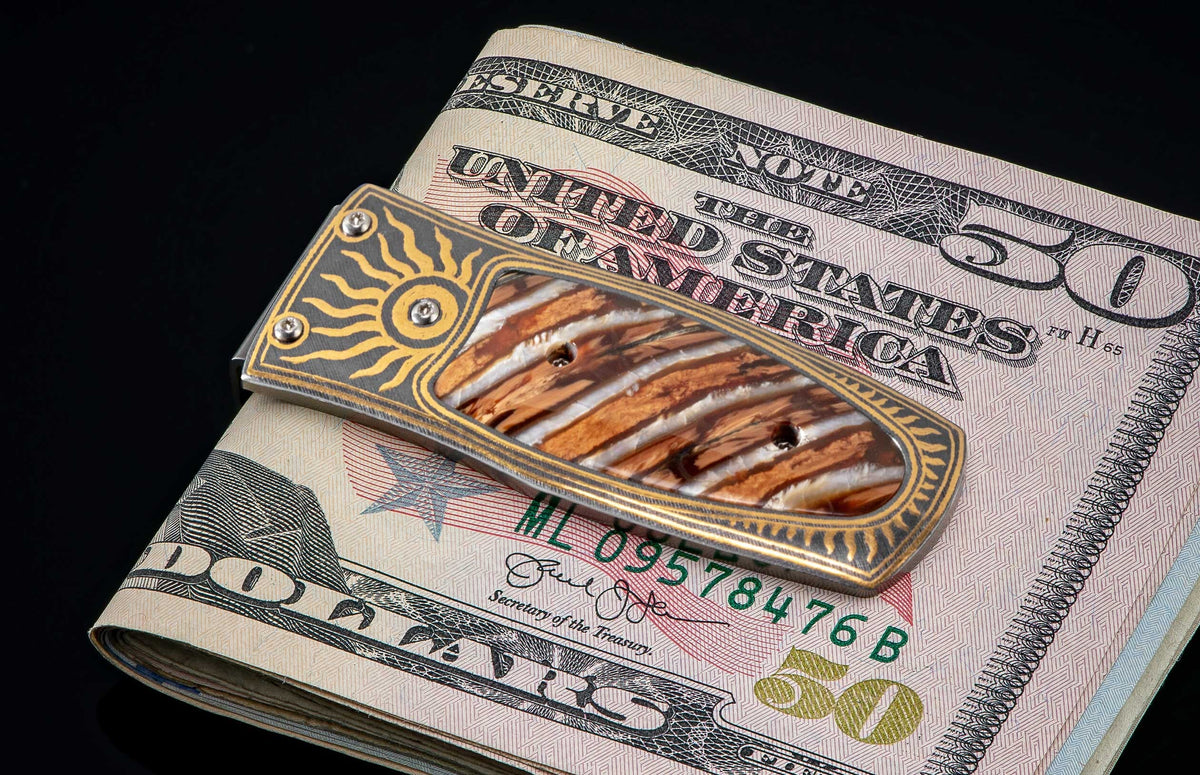 William Henry MONEY CLIP M4 Star Burst