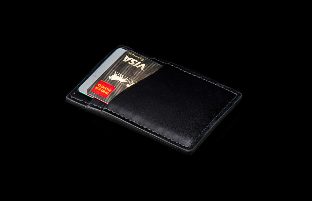 William Henry LEATHER Card & Cash Wallet MCW MC B