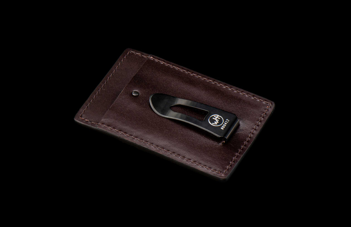 William Henry LEATHER Card & Cash Wallet MCW MC B