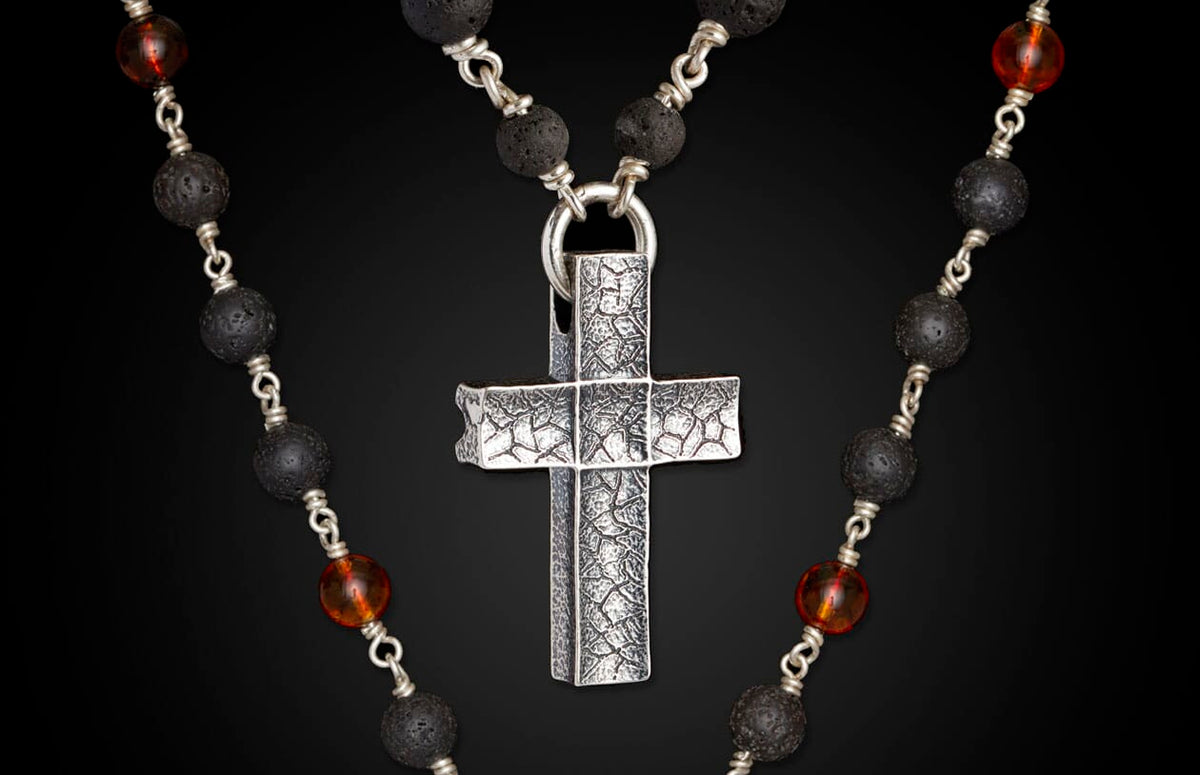 William Henry JEWELRY Amber Crux - 22" P30 AMB - 22"