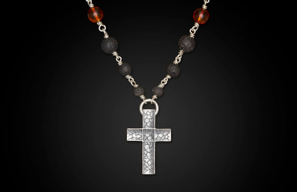 William Henry JEWELRY Amber Crux - 22" P30 AMB - 22"