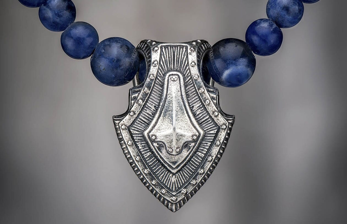 William Henry JEWELRY Sodalite Shield P39 SOD - 2