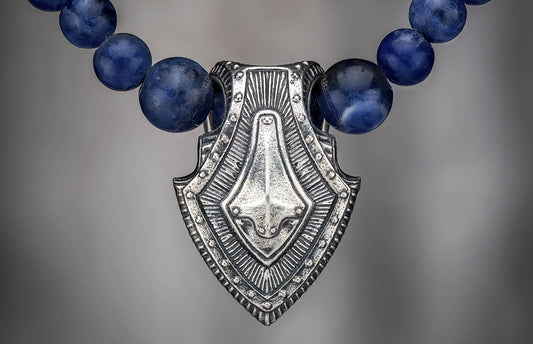 William Henry JEWELRY Sodalite Shield P39 SOD - 2