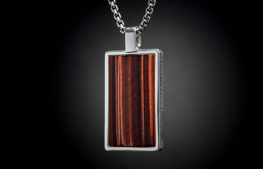 William Henry JEWELRY Red Tiger Eye Pinnacle P43 RTE