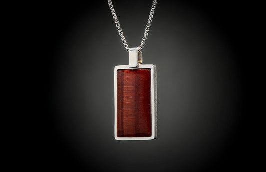 William Henry JEWELRY Red Tiger Eye Shift P44 RTE