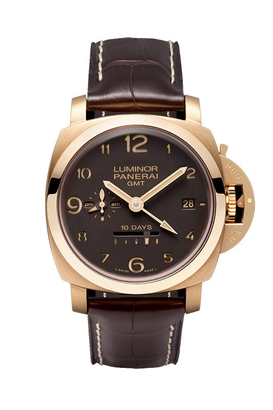 Officine Panerai Luminor 1950 10 Days GMT Oro Rosa PAM00492 Men's Watch