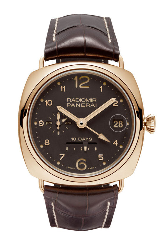 Officine Panerai Radiomir 10 Days GMT Oro Rosso PAM00497 Men's Watch