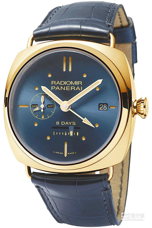 Officine Panerai Radiomir 8 Days GMT Oro Rosso PAM00538 Men's Watch