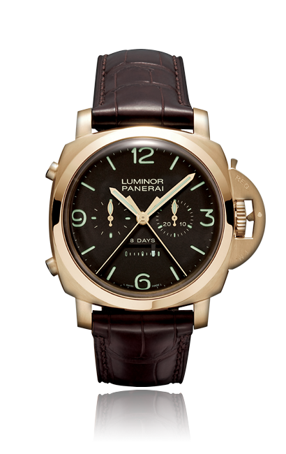 Panerai Luminor 1950 Rattrapante 8 Days ORO Rosa PAM00319 Watch