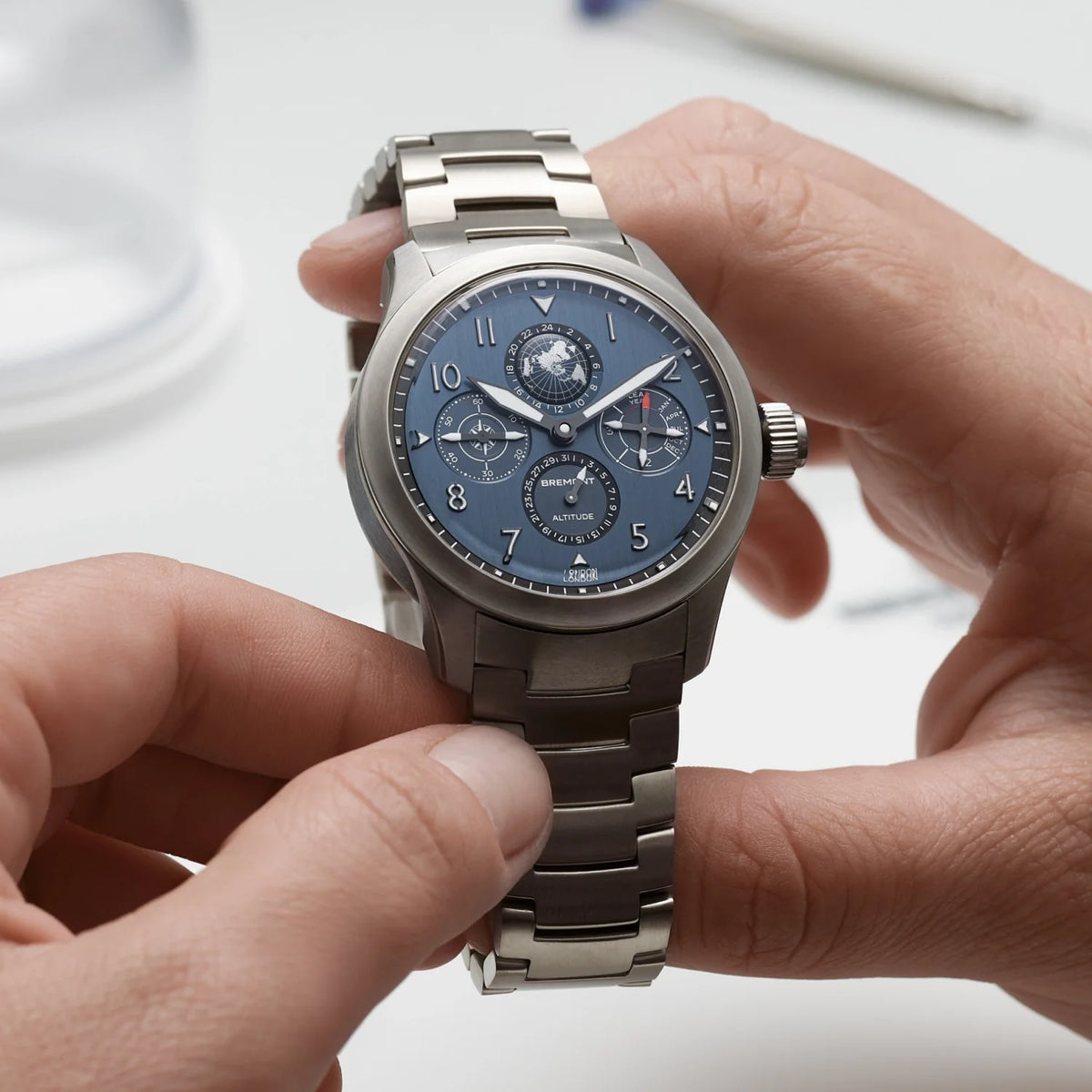 Bremont Watches | Mens | Altitude Altitude Perpetual Calendar GMT ALT42-PER-TI-BL-B