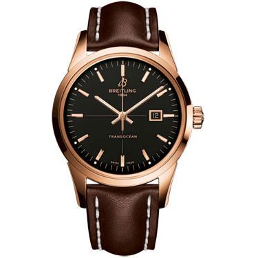 Breitling Transocean Red Gold R1036012/BA92-leather-brown-folding