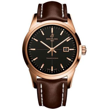 Breitling Transocean Red Gold R1036012/BA92-leather-brown-tang