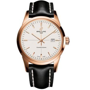 Breitling Transocean Red Gold R1036012/G722-leather-black-tang