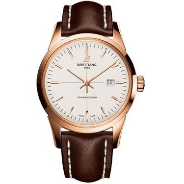 Breitling Transocean Red Gold R1036012/G722-leather-brown-tang