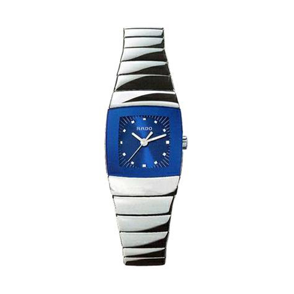 Rado Sintra Blue Dial Platinium Ceramic Ladies Watch R13812202