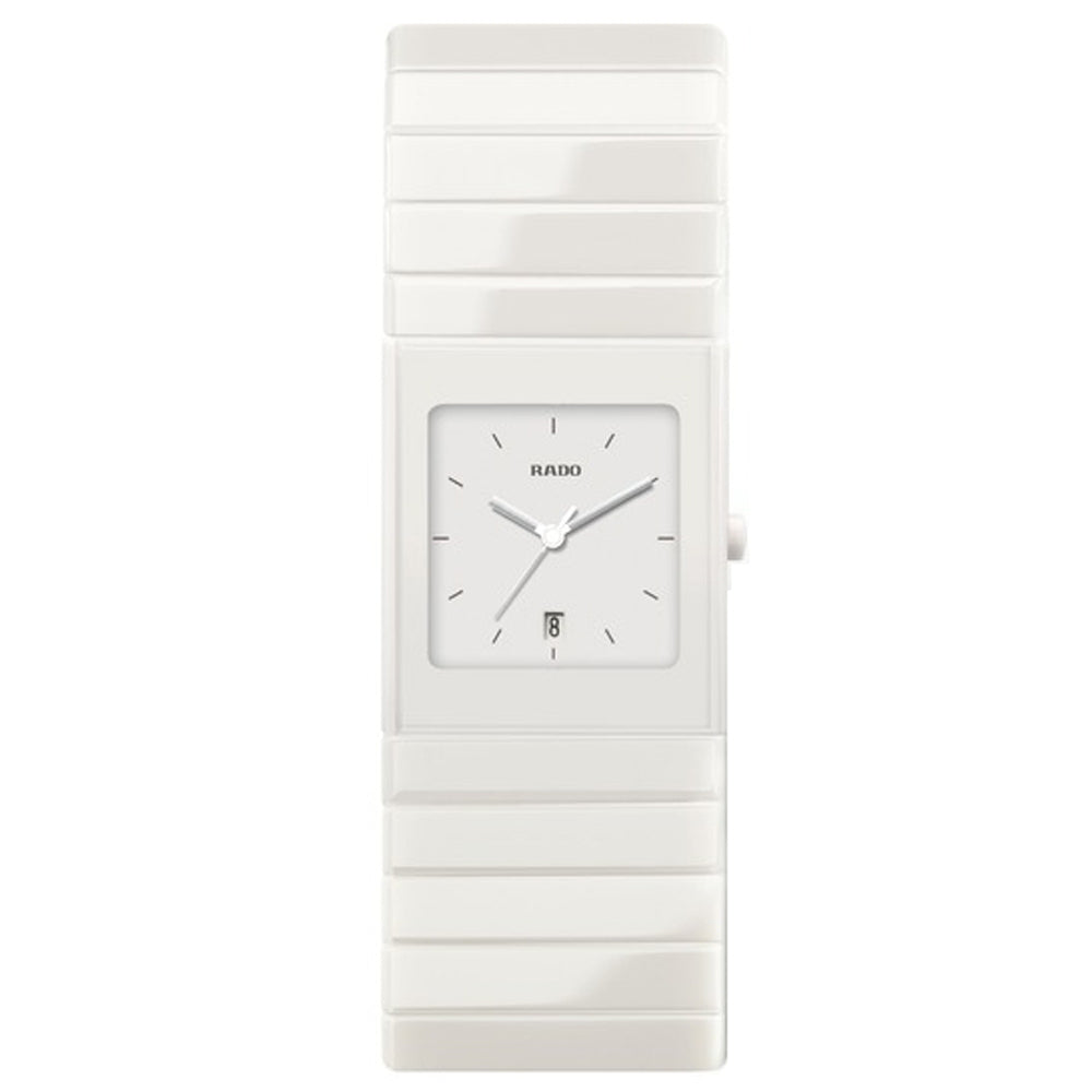 Rado Ceramica White Dial White Ceramic Mens Watch R21711022