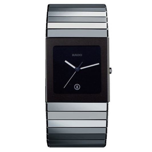 Rado Ceramica Mens Watch Black Dial High Tech Ceramic R21825152