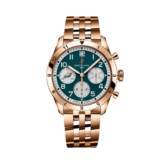 Breitling Classic AVI Chronograph 42 Super Bowl LIX Philadelphia Eagles Limited Edition R233802A1L1R1