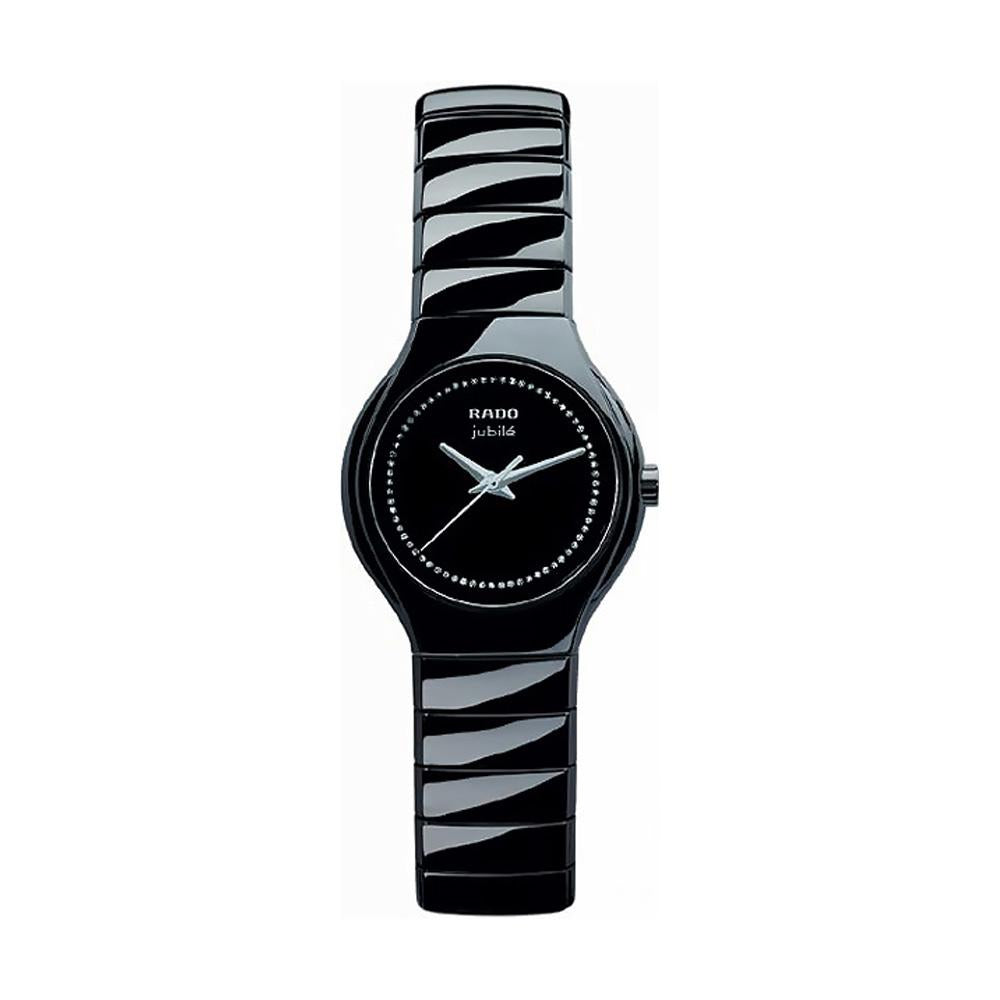 Rado True Jubile Black Ceramic Ladies Watch R27655732