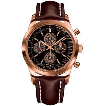 Breitling Transocean Chronograph QP R2931012/BB67-leather-brown-deployant