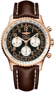 Breitling Navitimer 01 RB012012/BB07 Brown Leather Strap Deployant Mens Watch